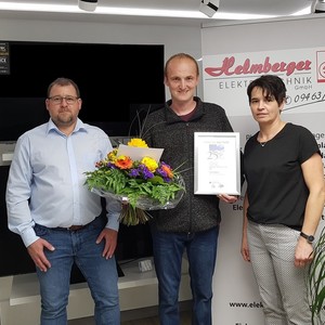 25-jähriges Betriebsjubiläum